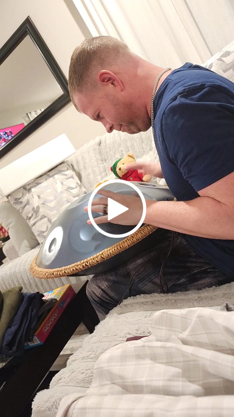 Customer video review of Handpan Ice Age 09/10 - E Halcyon 9 Notes/D Kurd 10 Notes