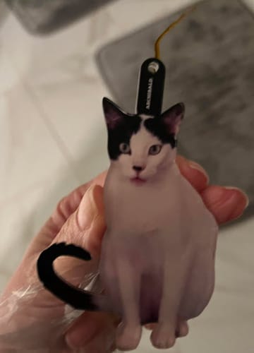 Customer photo review of Personalized Car Hanging Ornament - Gift For Dog Lover - Custom Your Photo Car Hanging