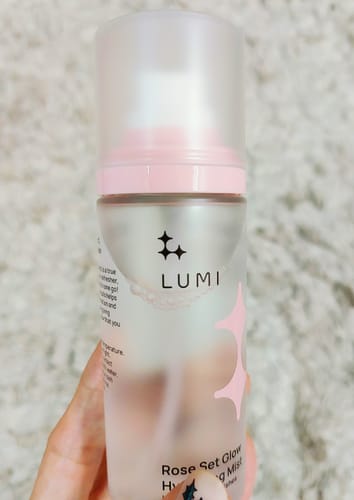Customer photo review of Rose Set Glow Hydrating Mist