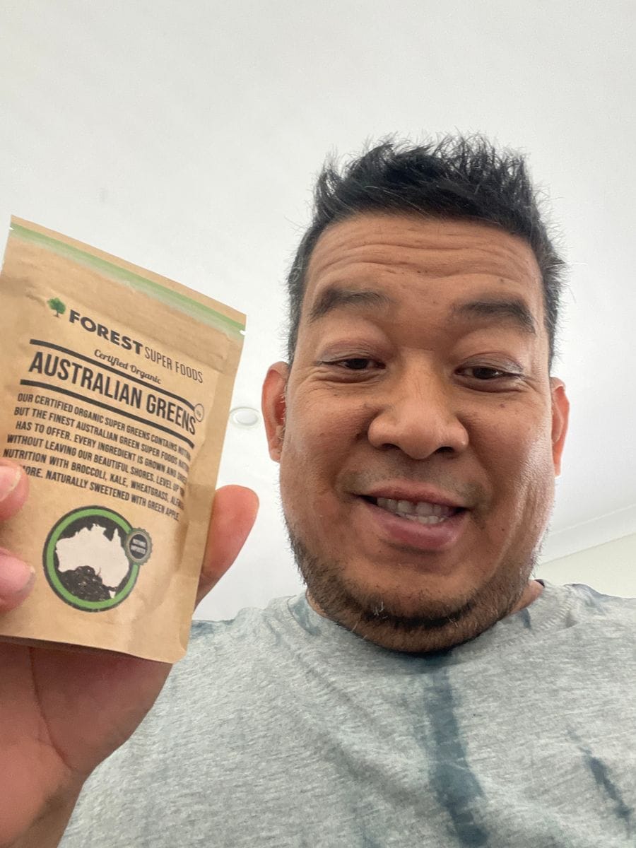 Customer photo review of Naked Greens Whole Multivitamin Powder