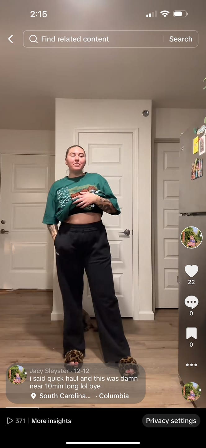 Customer photo review of W260 - Rebel Straight Leg Joggers