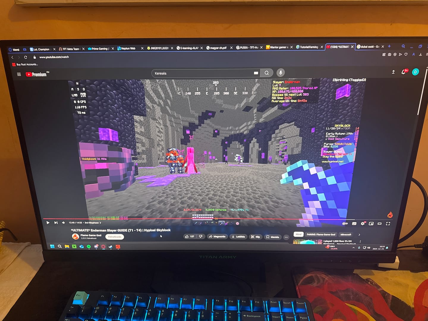 Customer photo review of TITAN ARMY P2710S Gaming Monitor