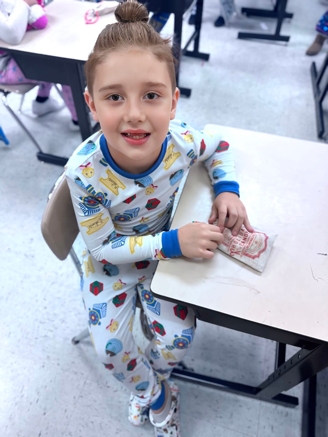 Customer photo review of Polar Express Pajamas