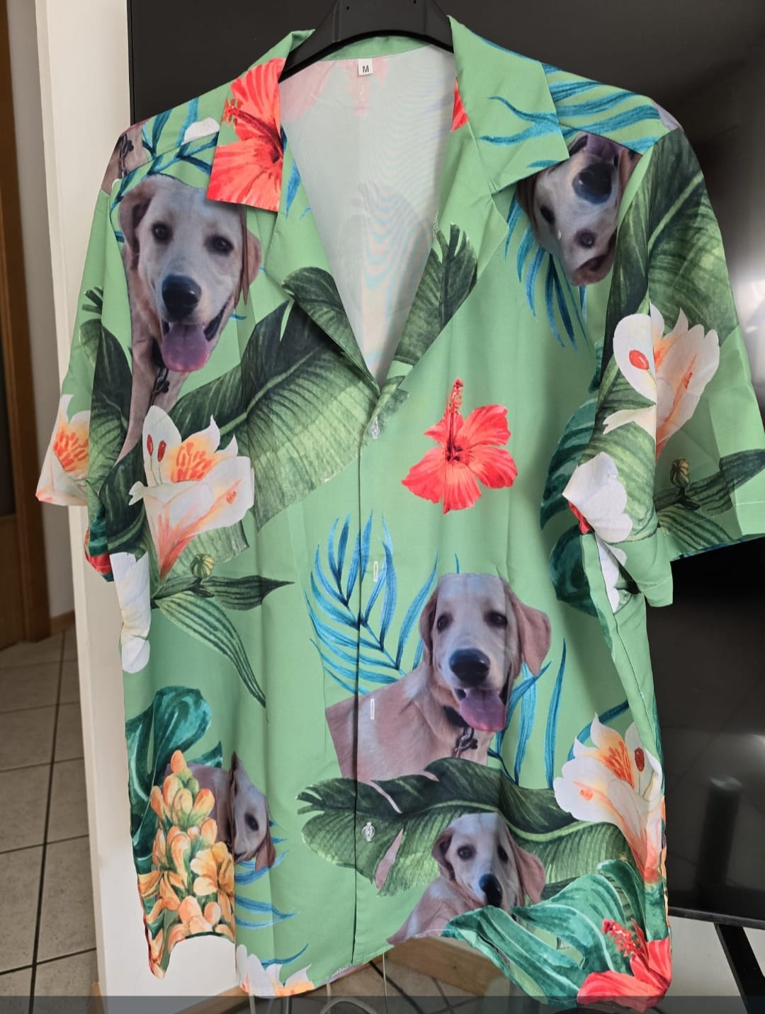 Customer photo review of La tua foto - Camicia hawaiana personalizzata