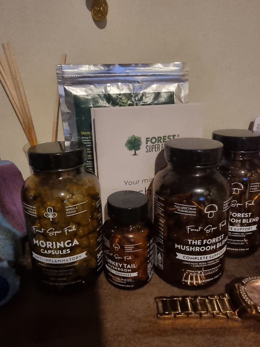 Customer photo review of Mushroom Blend Capsules