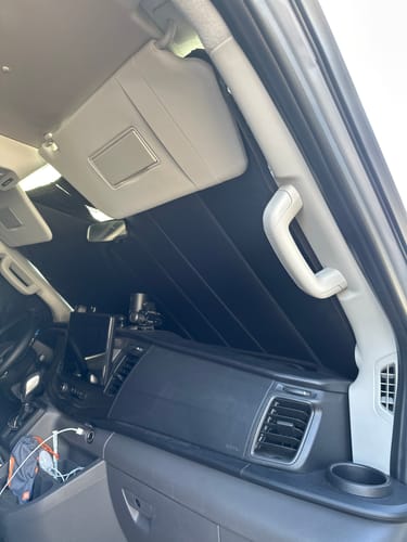 Customer photo review of Coachmen Beyond - Windshield Shade