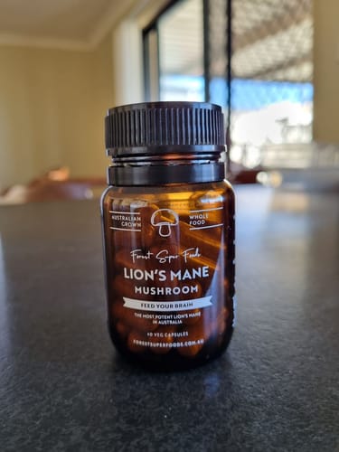 Customer photo review of Mini Australian Grown Lions Mane Capsules