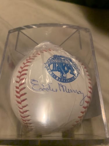 Customer photo review of Eddie Murray Autograph Signing