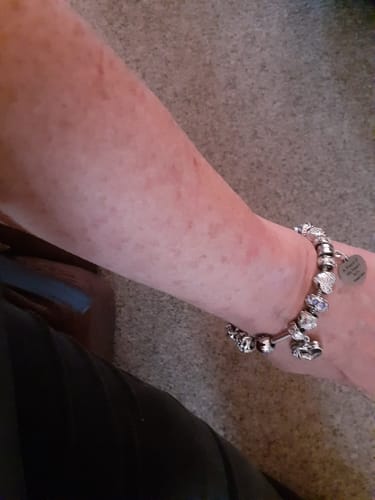 Customer photo review of Piece Of My Heart Bracelet