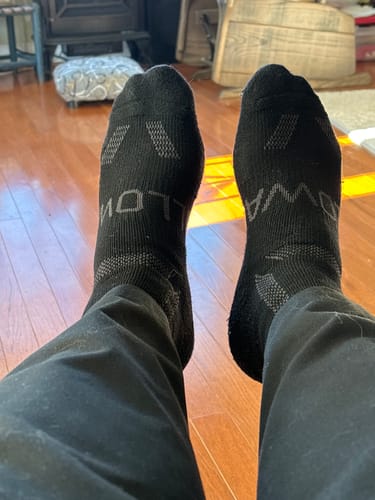 Customer photo review of Men's Alpaca Socks