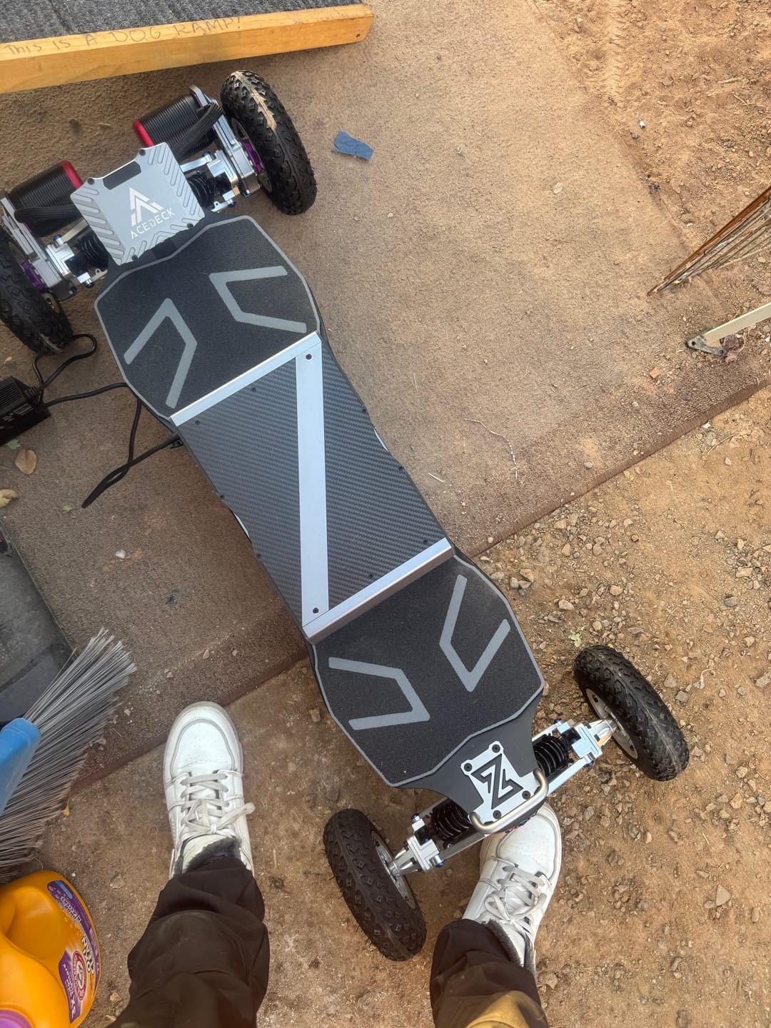 Customer photo review of Acedeck® Nyx Z3 Off-road Electric Skateboard-Exclusive Member Sale