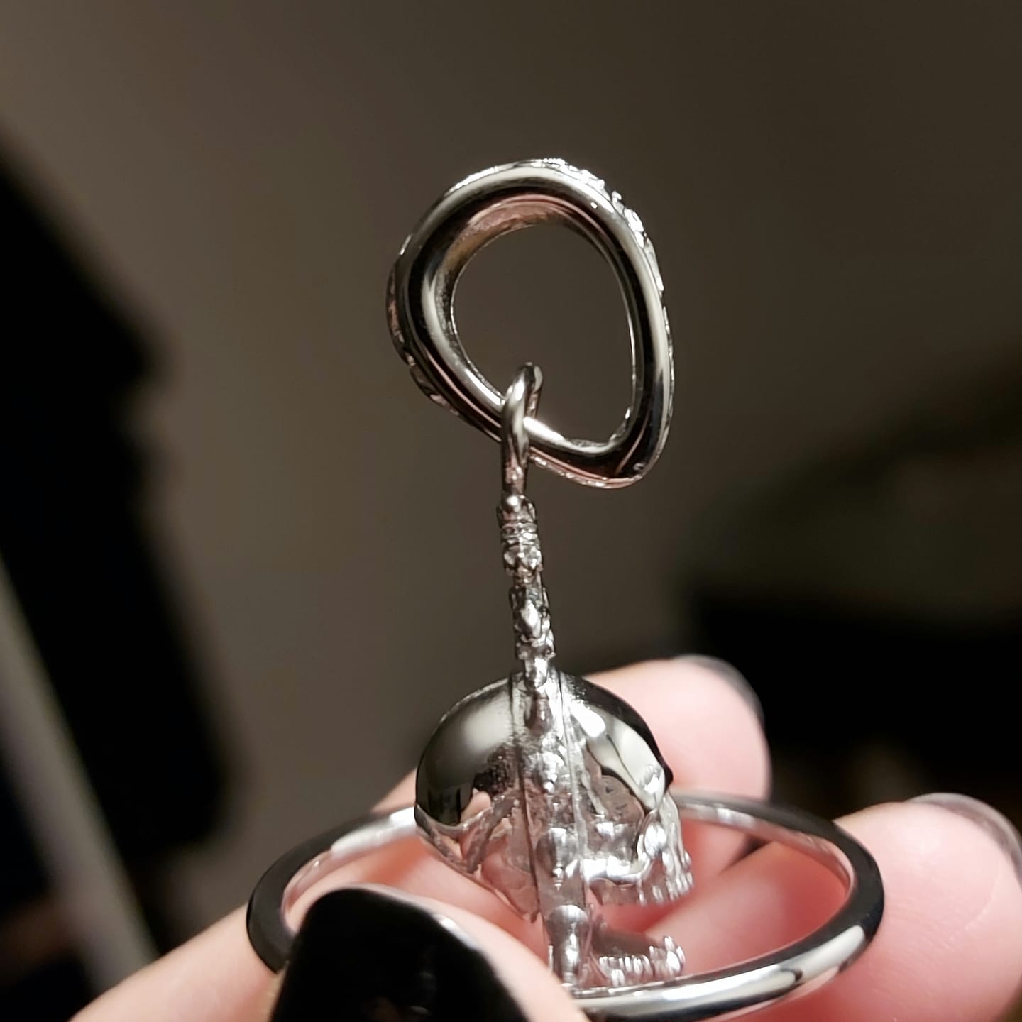 Customer photo review of ORBITUARY PENDANT