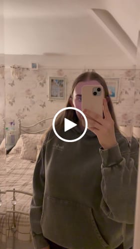 Customer video review of Diamond Acid Wash Hoodie