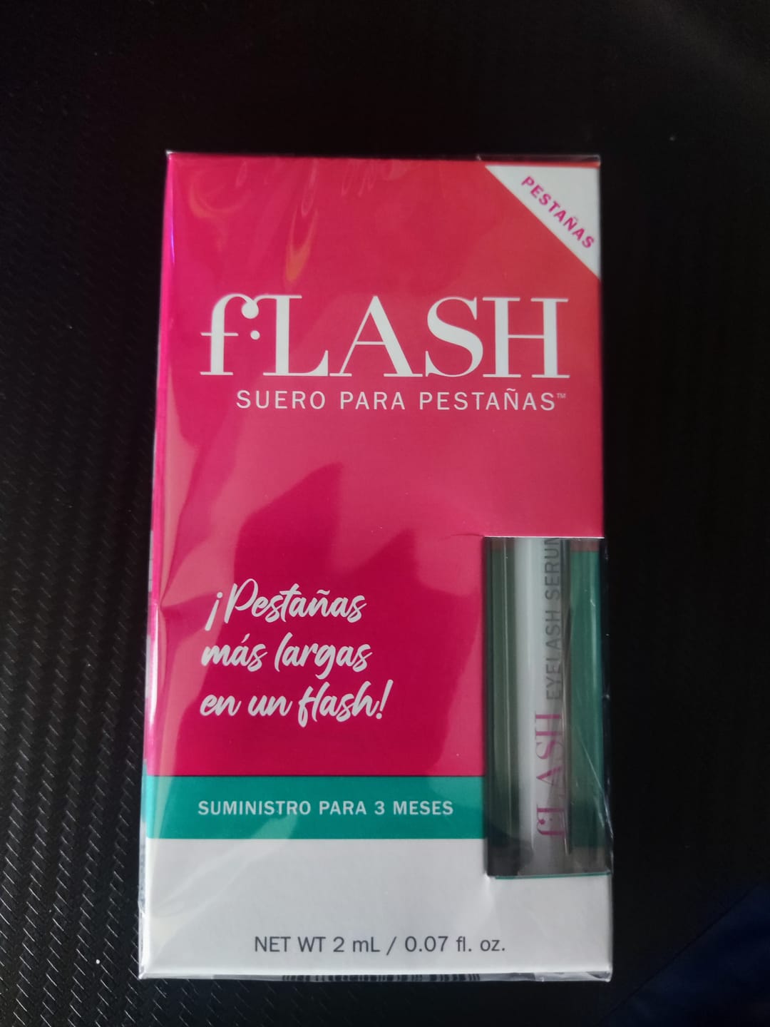 Customer photo review of Suero Alargador Y Engrosador De Pestañas flash 2ml