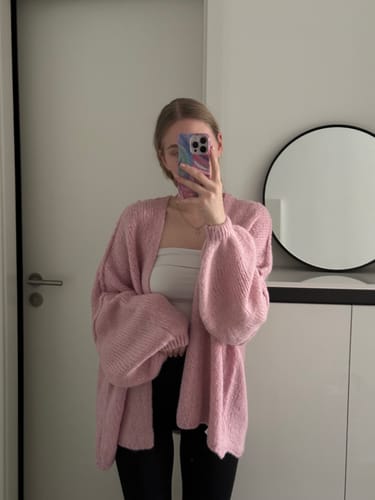 Customer photo review of Casual Oversized Cardigan