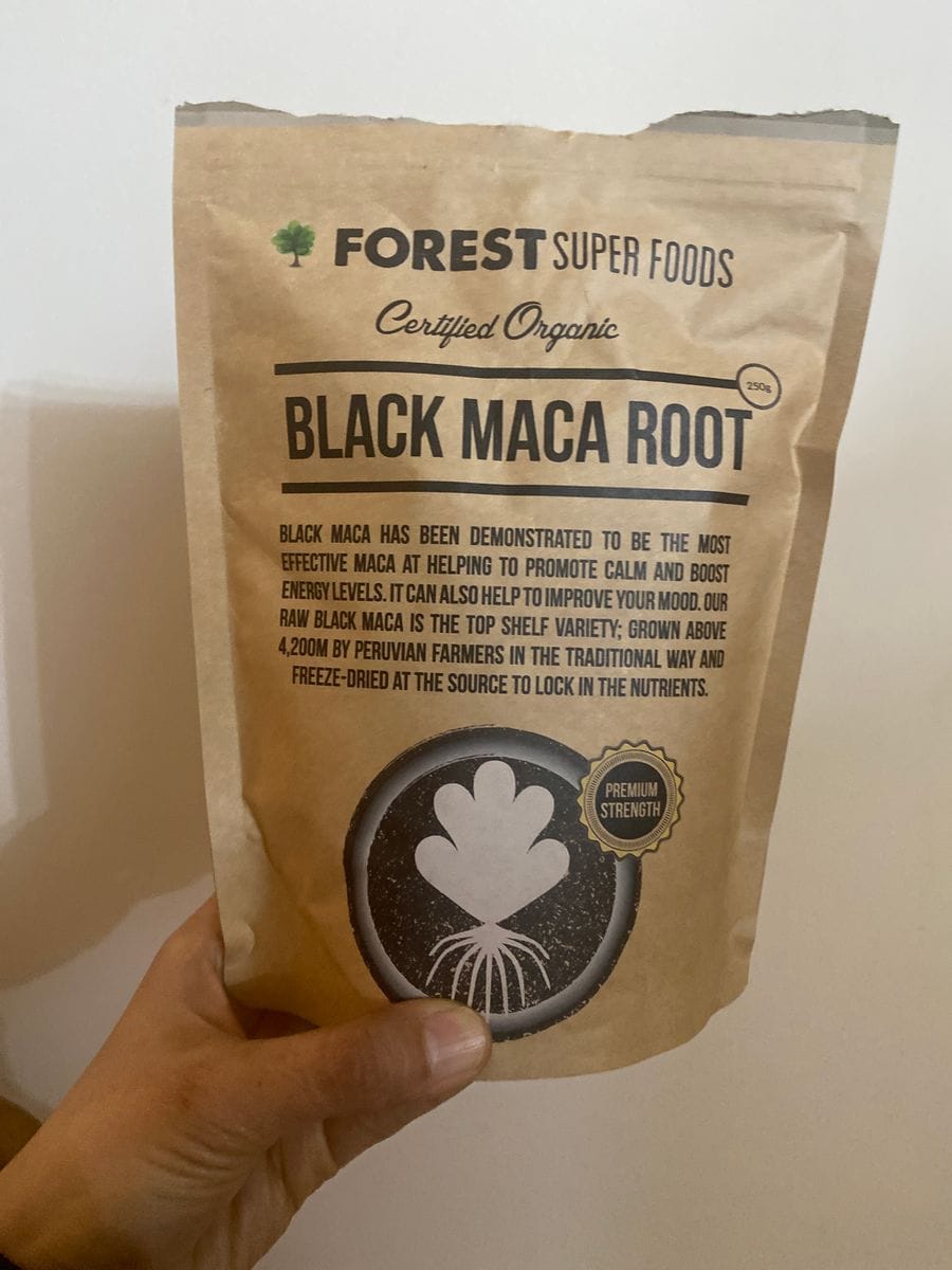 Customer photo review of Certified Organic Black Maca Capsules