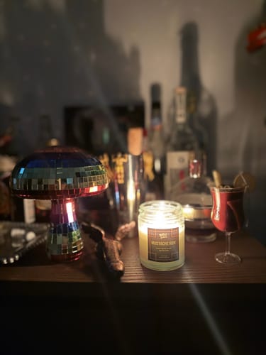 undefined review of Mustache Ride - Candle image 1 out of 1