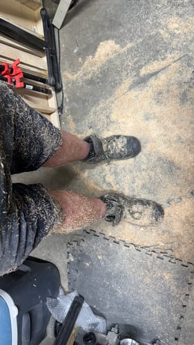 Customer photo review of 48" Linear Rails For Router Sled (Pair-Set Of 2)