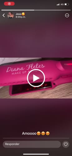 Customer video review of Plancha INFRARED Titanio Profesional Quality Diana Fletes