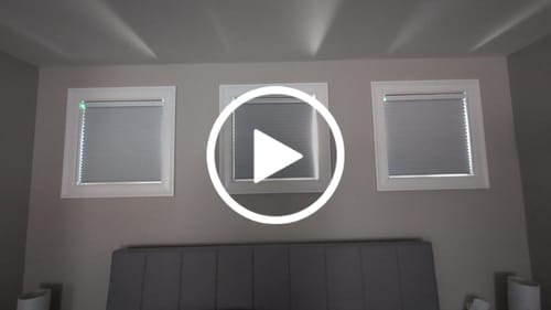 Customer video review of SmartWings Motorized Blackout Cellular Shades Nowa