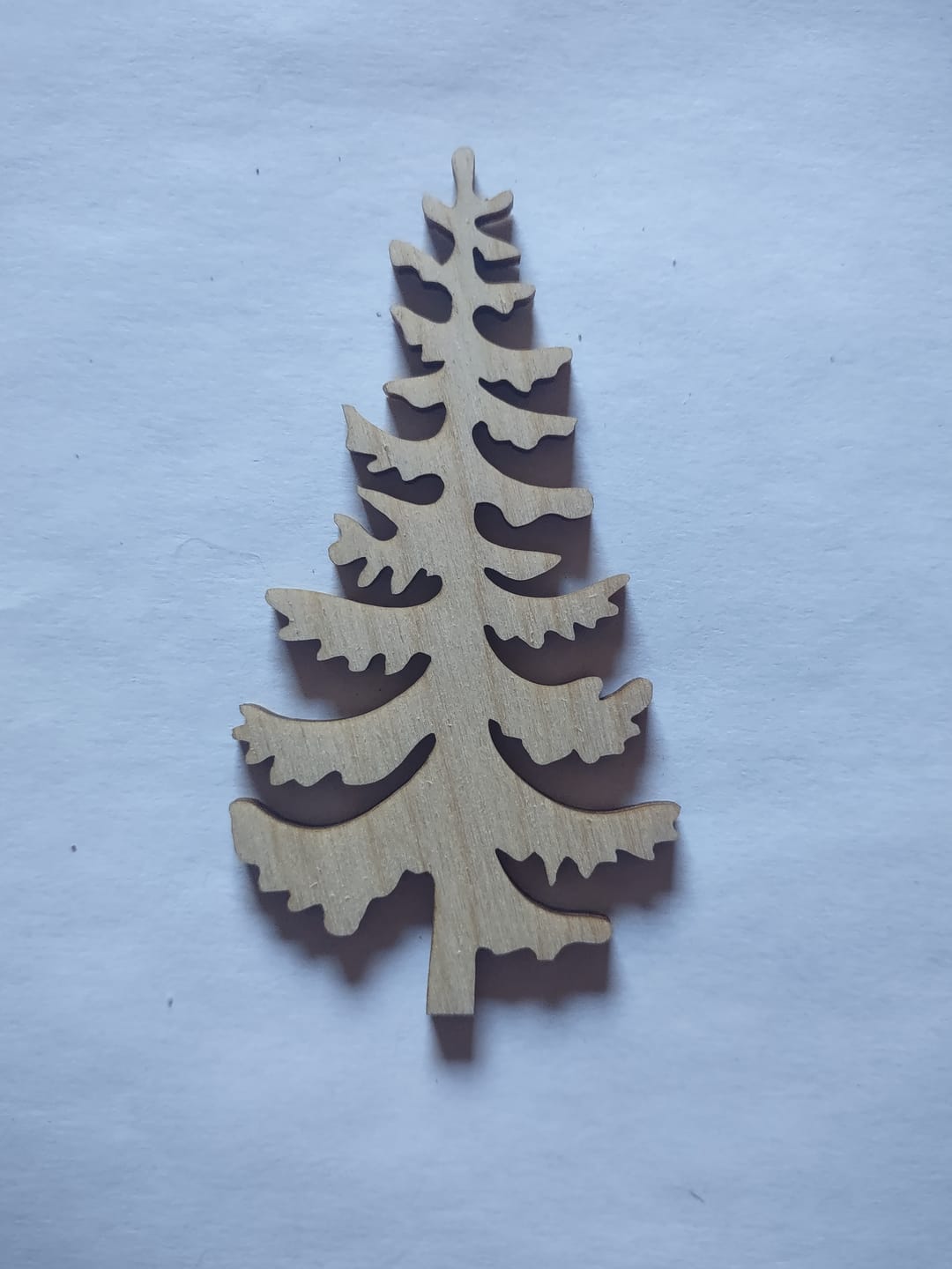 Customer photo review of Unfinished Wood Pine Tree Shape - Craft - up to 36"