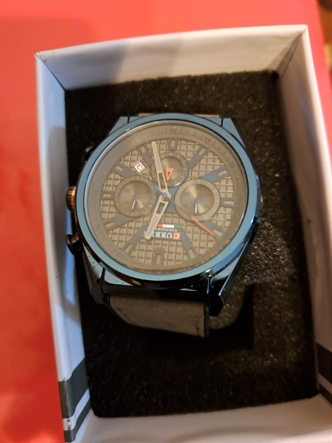 Customer photo review of Curren Corsa® orologio uomo pelle