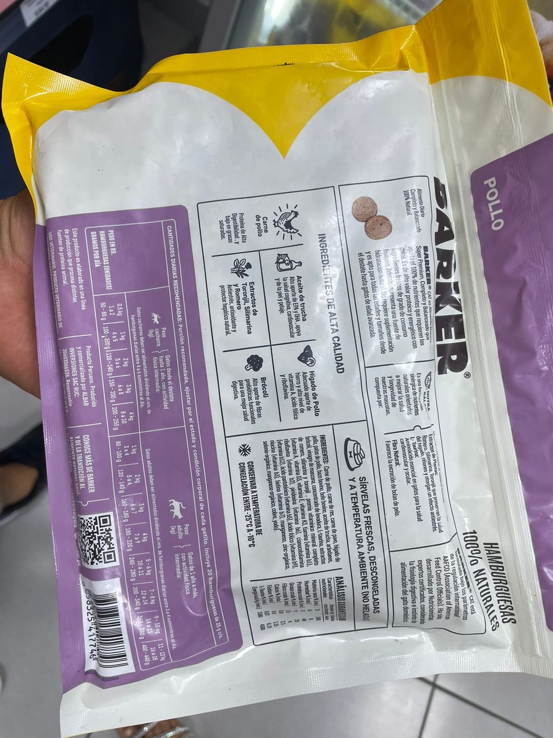 Customer photo review of Barker Pavo 1KG (20 Hamburguesas)