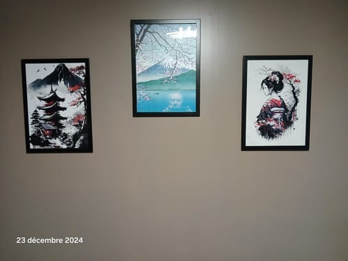 Customer photo review of Affiche Japonaise Vue sur Pagode