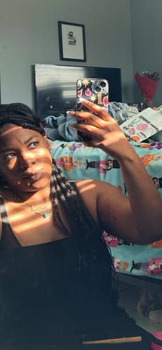 Customer photo review of Star Pendant Gold Necklace