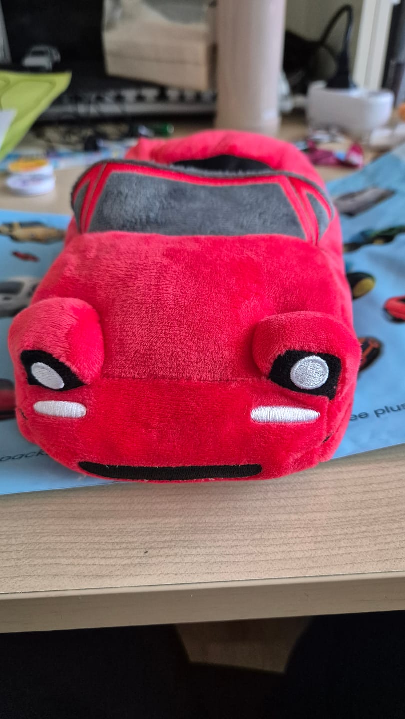 Customer photo review of Miata MX5 Plushie