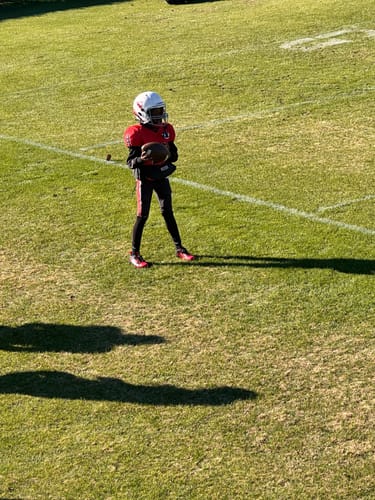 Customer photo review of Shadow the Hedgehog Football Cleats - Quantum Speed 2.0 by Phenom Elite