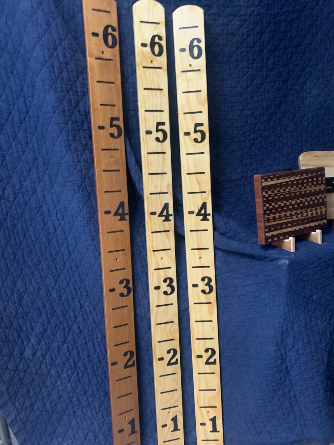 Customer photo review of 5" Number Acrylic Router Template Set - Numeric Inlay Template