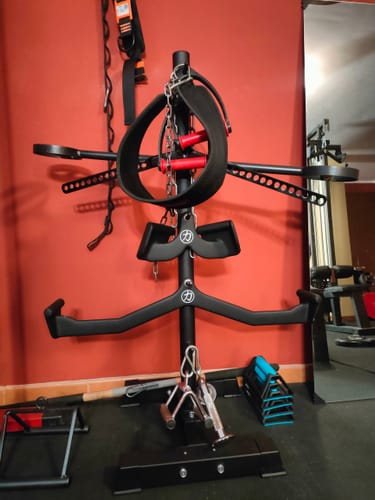 Customer photo review of Free Standing Multi Grip Handle Storage