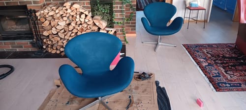 Customer photo review of Fabric Paint -- Blue