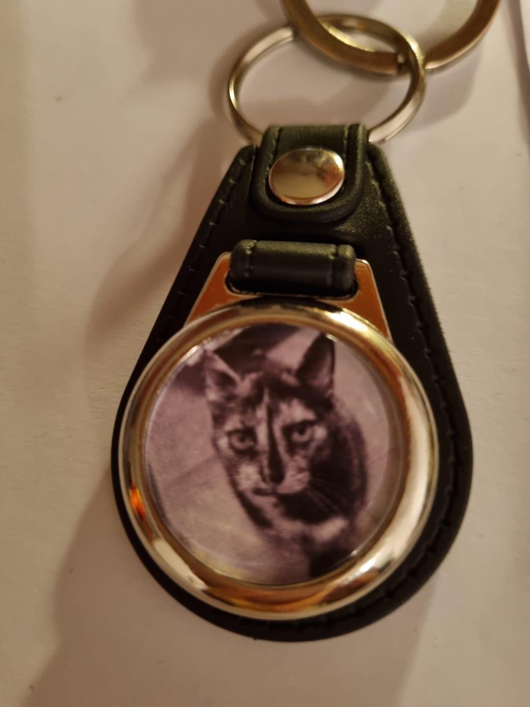 Customer photo review of Schlüsselanhänger mit Katzenfoto