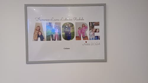 Customer photo review of Amore - Poster personalizzato