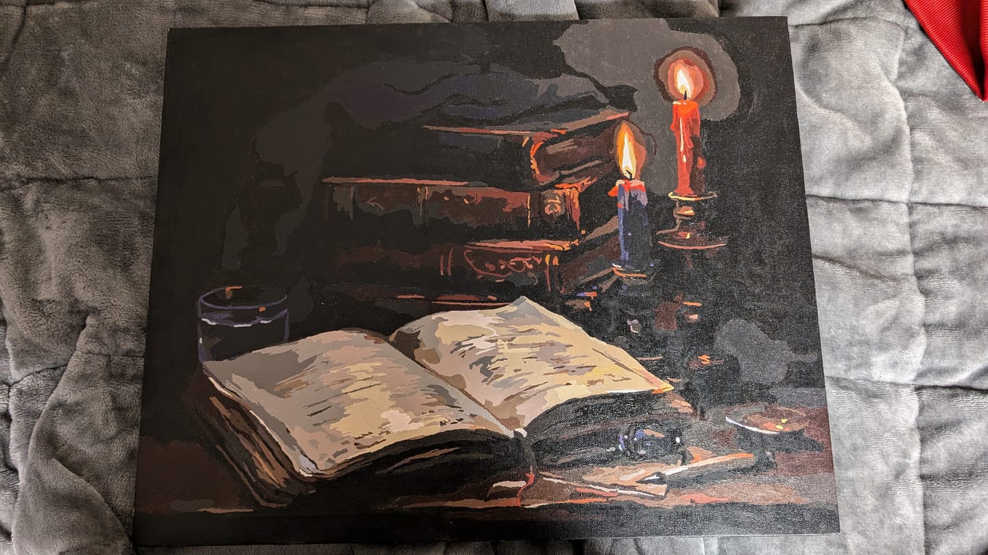 Customer photo review of Candle Lit Book