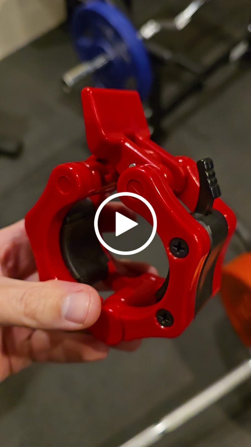 Customer video review of RitFit Olympic Barbell Collars 2"