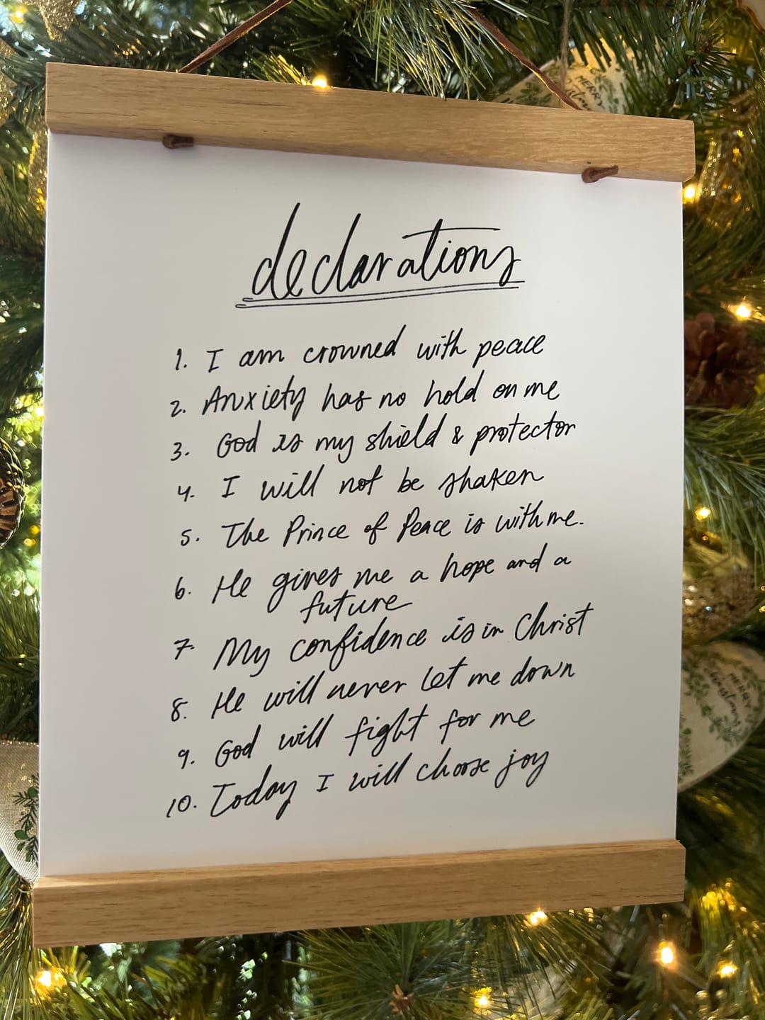 Customer photo review of 8x10 Declarations
