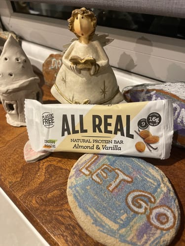 Customer photo review of Almond Vanilla Protein Bar