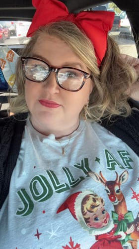 Customer photo review of Jolly AF Tee