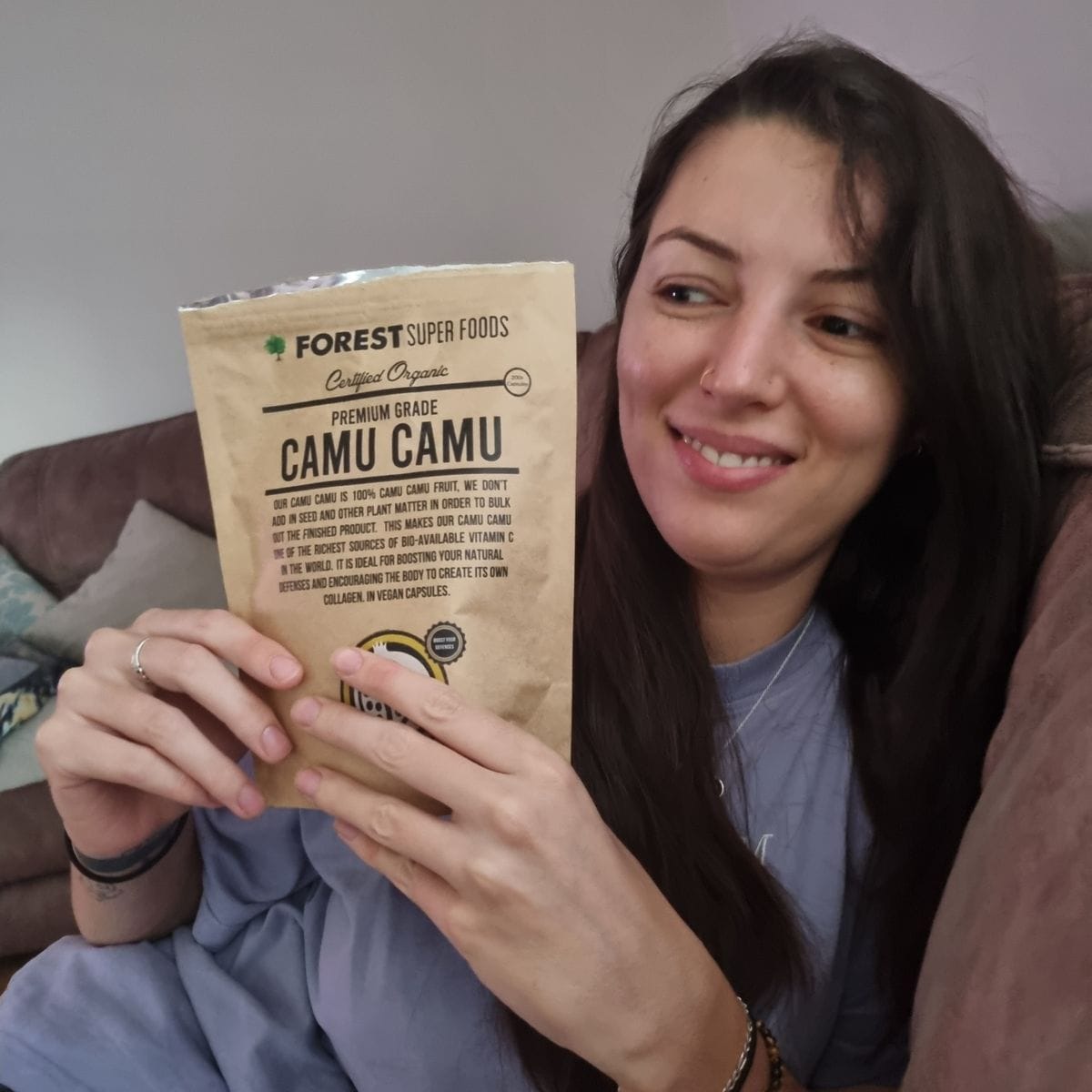 Customer photo review of Certified Organic Camu Camu Berry Capsules