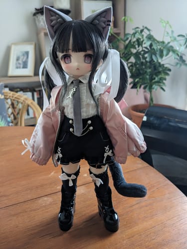 Customer photo review of TinyFox 'Kuroneko / Shironeko' 1/6 Points Angel Body Action Figure【Shipped in Oct./Nov. 2024】
