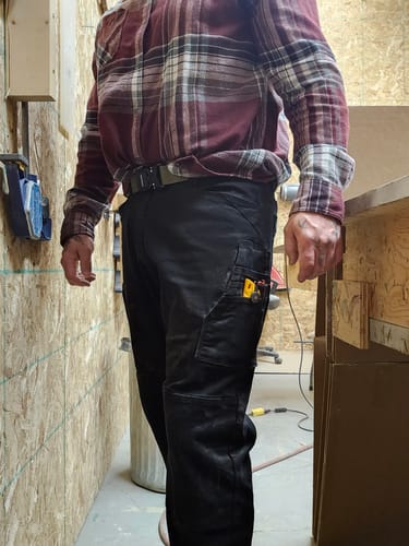 Customer photo review of RX-1 Relaxed Work Jeans Blackout