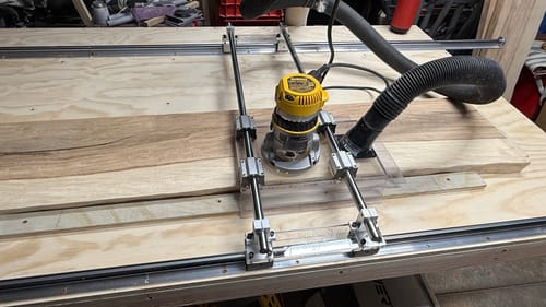 Customer photo review of Hardware Kit For Router Sled