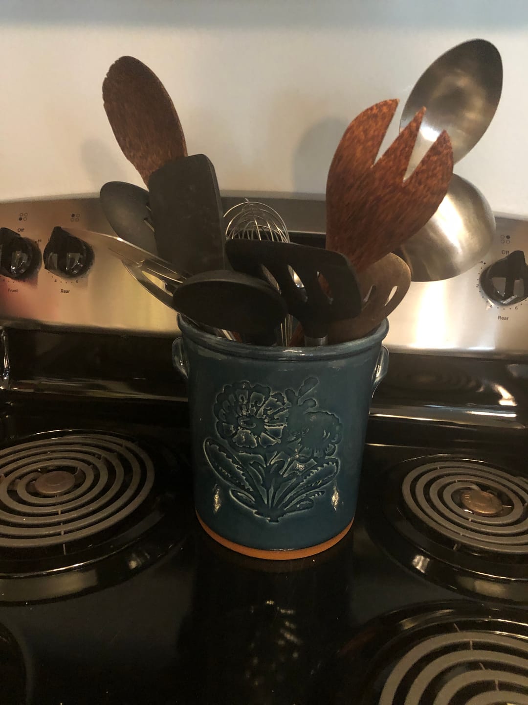 Customer photo review of Utensil Jar with stamp