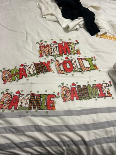 Customer photo review of Create DTF Gang Sheet - Build Your Own DTF Gang Sheet