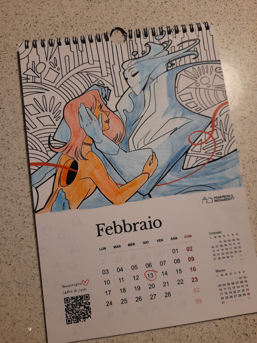 Customer photo review of Calendario 2025 • RichardHTT