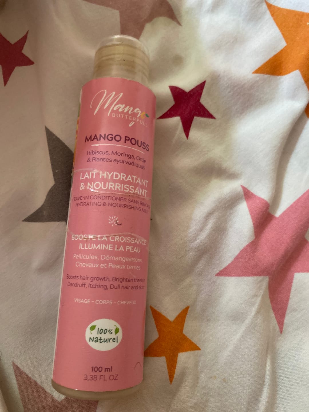 Customer photo review of Lait hydratant et nourrissant - POUSS