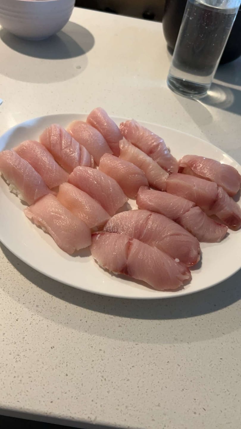 Customer photo review of Japanese Yellowtail (Hamachi) - Sushi Grade